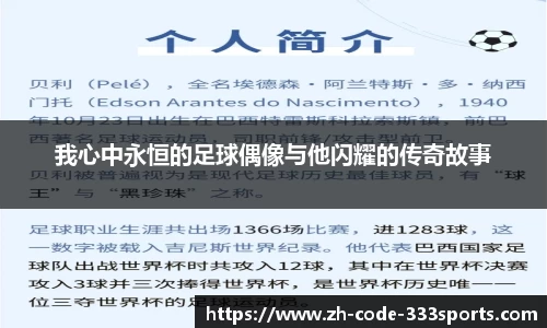 我心中永恒的足球偶像与他闪耀的传奇故事